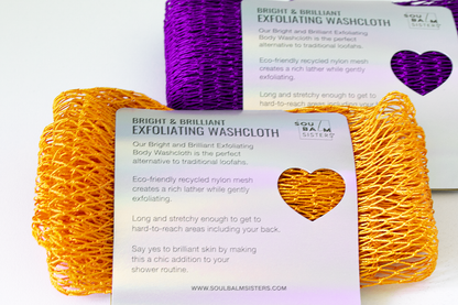 African Exfoliating Net Wash Cloth : Bright &amp; Brilliant Skin